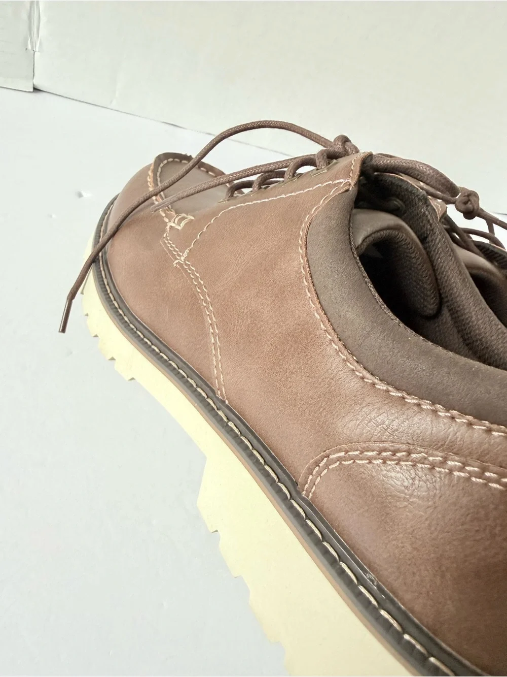 Eddie Bauer Stridertan Shoes Lace Up Casual  Mens 12 M Color Tan 120713 1NWT
